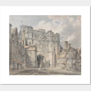 Christ Church Gate, Canterbury by J.M.W. Turner Posters and Art